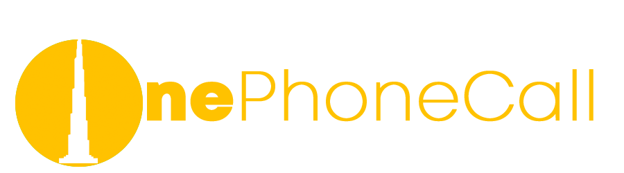 One Phone Call - Dubai Real Estate Investment Opportunities